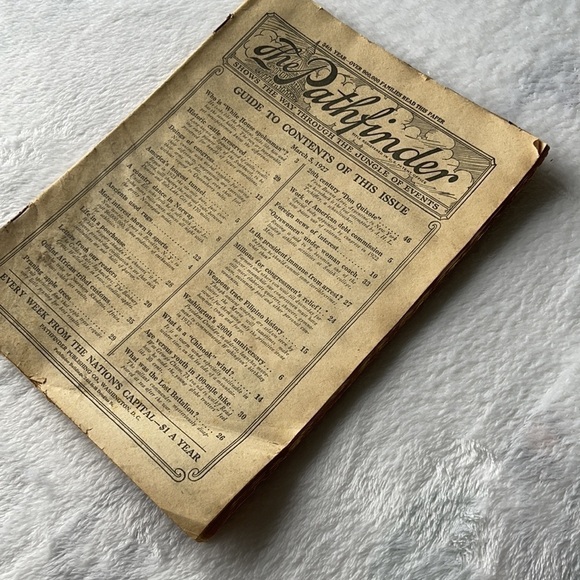 vintage 100 Year Old Newspaper “The Pathfinder” Newspaper March 5, 1927 - Picture 3 of 10